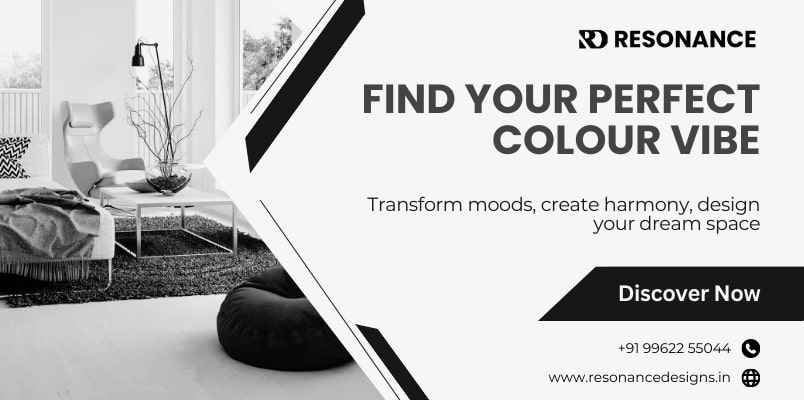 Resonance Interiors helps you find the perfect colour palette to create harmony and stylish home interiors.