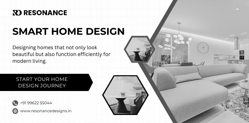 Smart home design by Resonance, creating stylish and functional spaces for modern living.