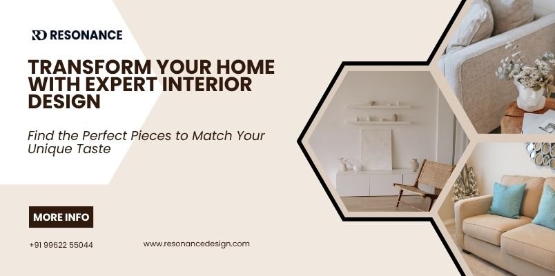 Home interior design in Chennai by Resonance Designs with modern furniture and decor