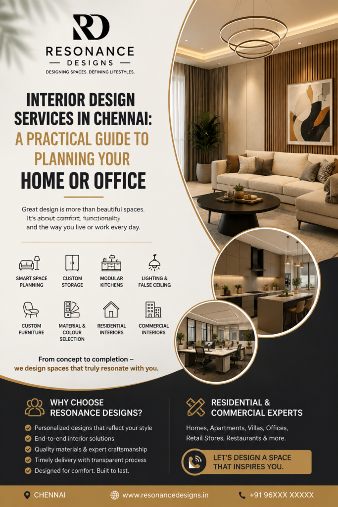 Residental and Commercial Experts Services in Chennai | Resonance Designs