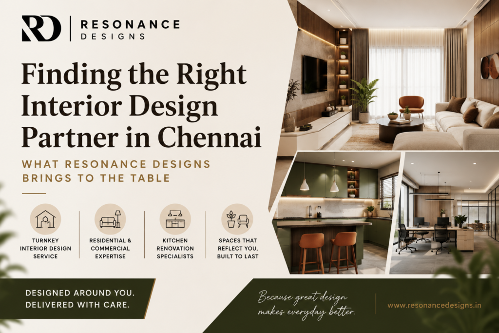 Right Construction Partner in Chennai | Resonance Designs